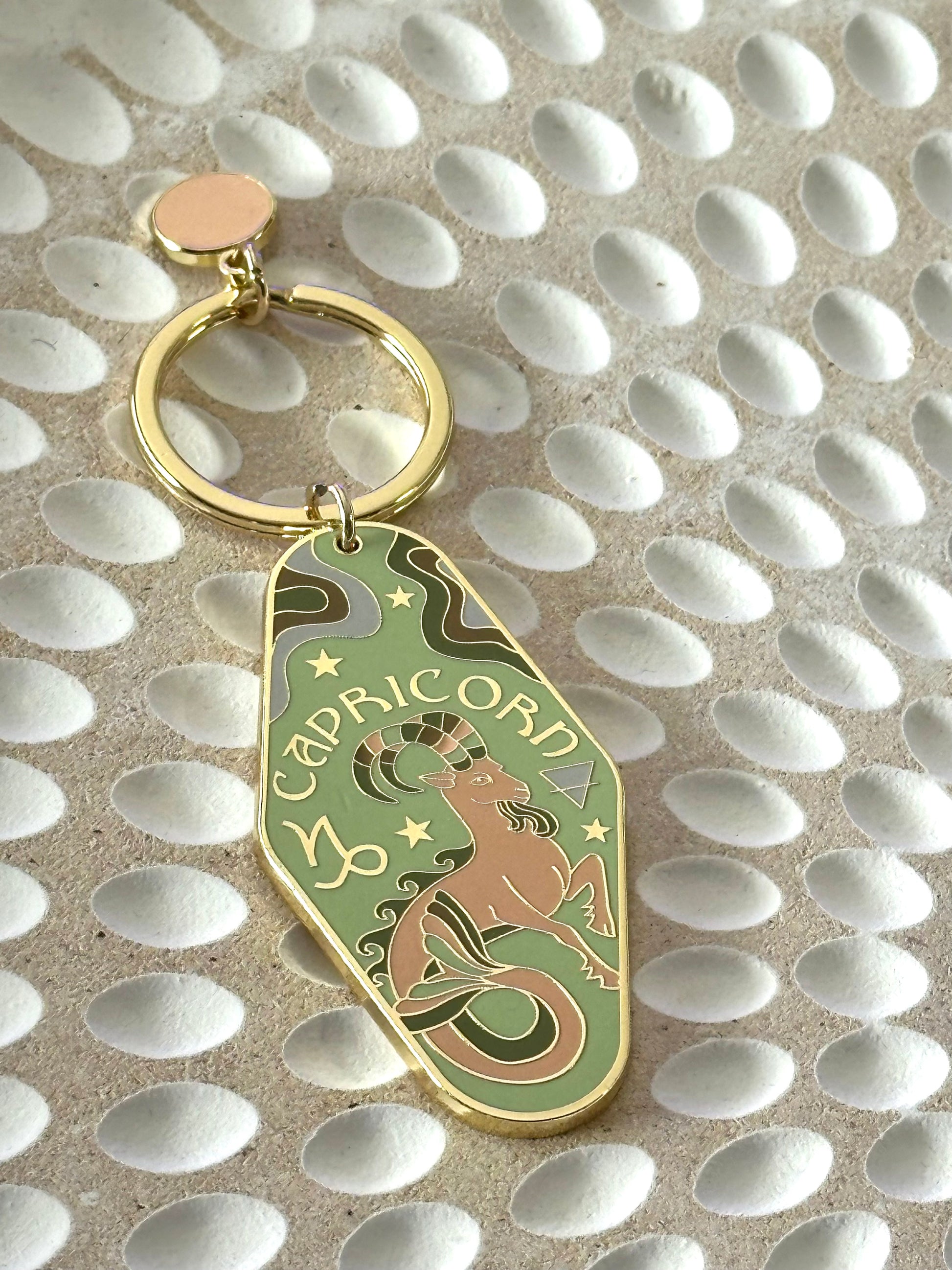 Zodiac Retro Motel Zodiac Keychain - Style By Shanny