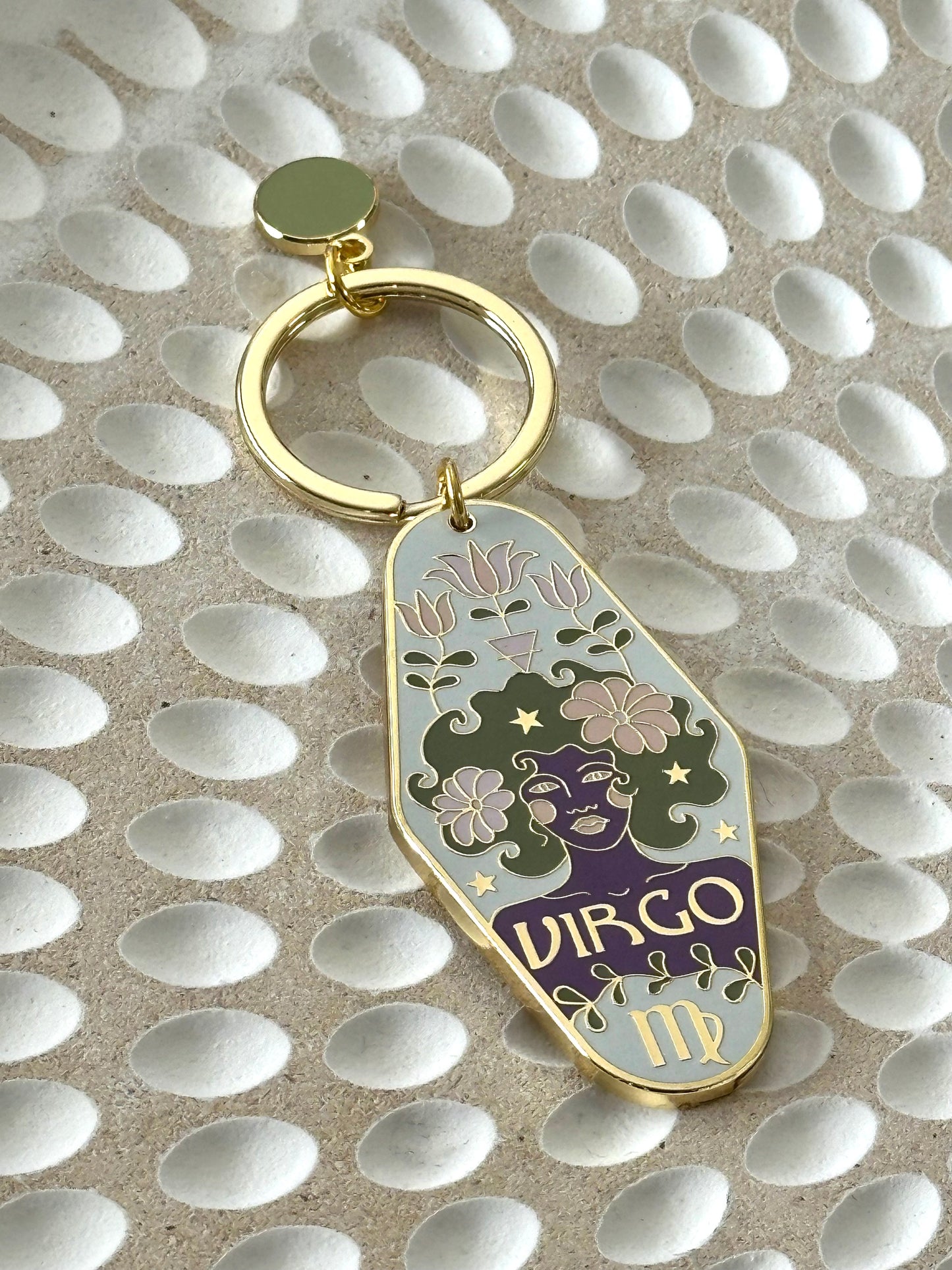 Zodiac Retro Motel Zodiac Keychain - Style By Shanny