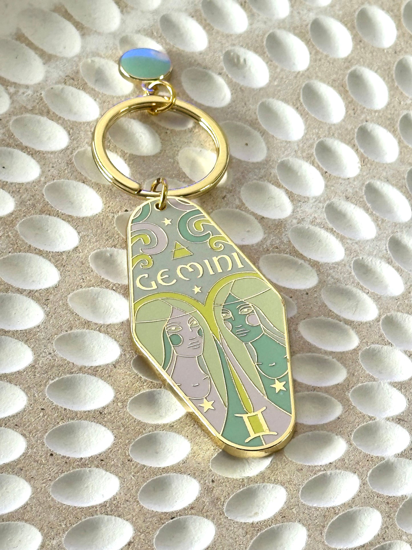 Zodiac Retro Motel Zodiac Keychain - Style By Shanny