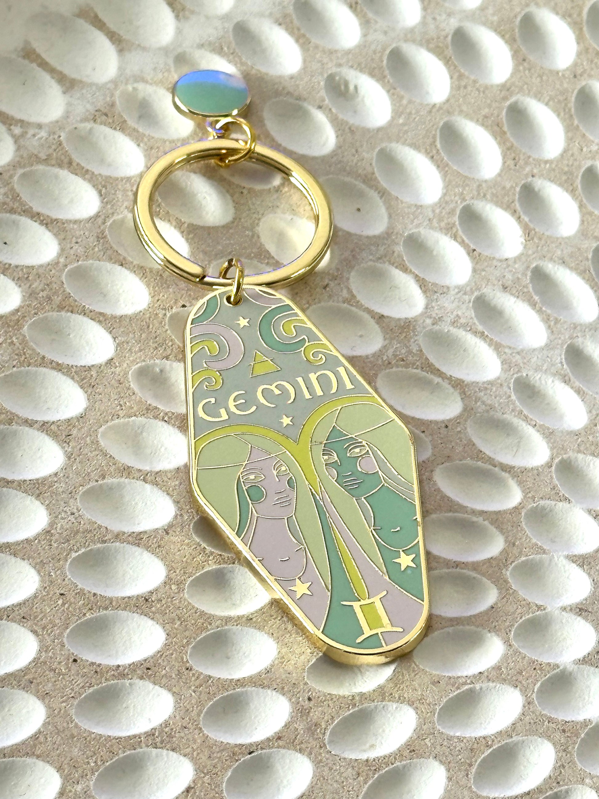 Zodiac Retro Motel Zodiac Keychain - Style By Shanny