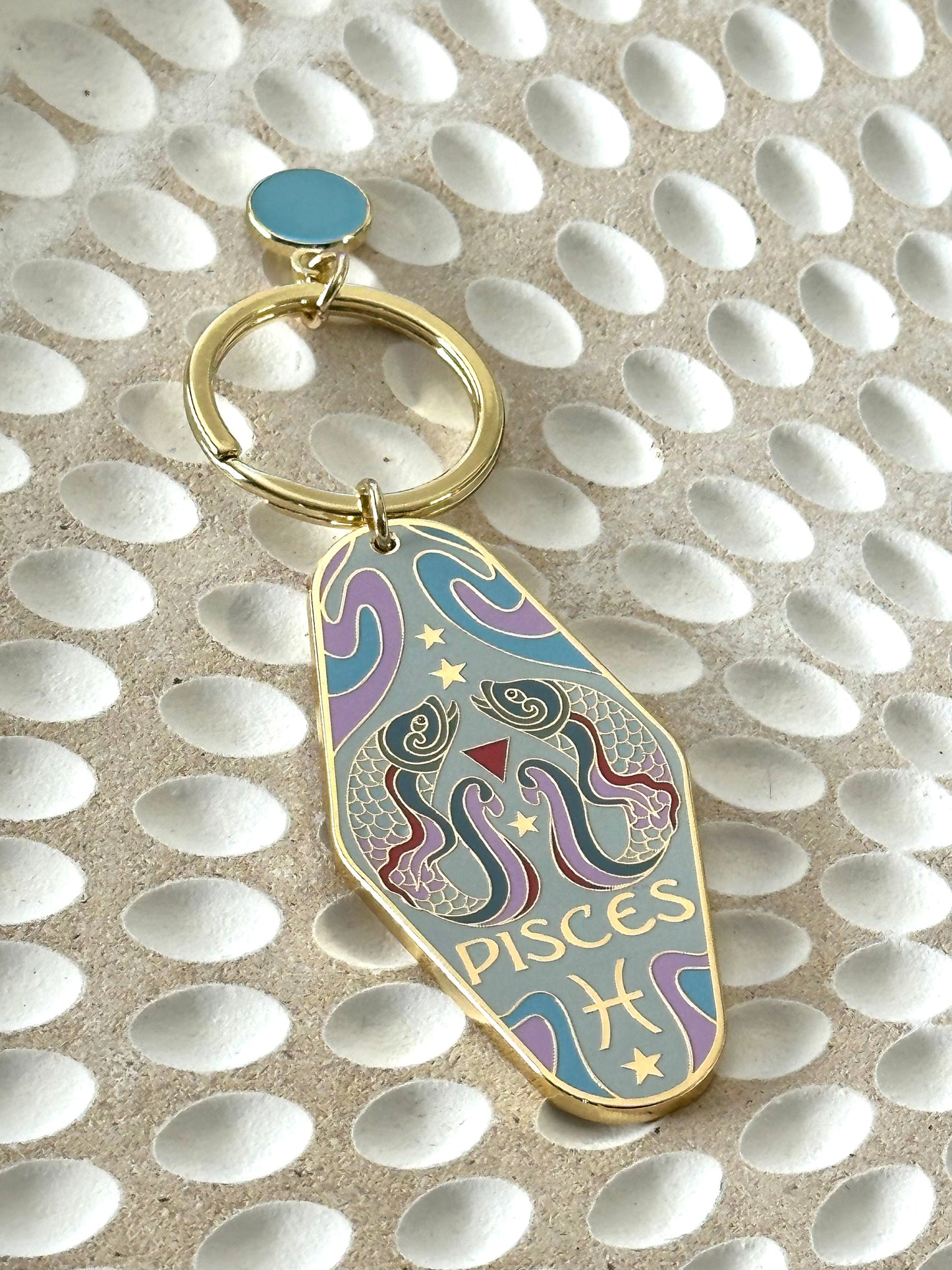 Zodiac Retro Motel Zodiac Keychain - Style By Shanny