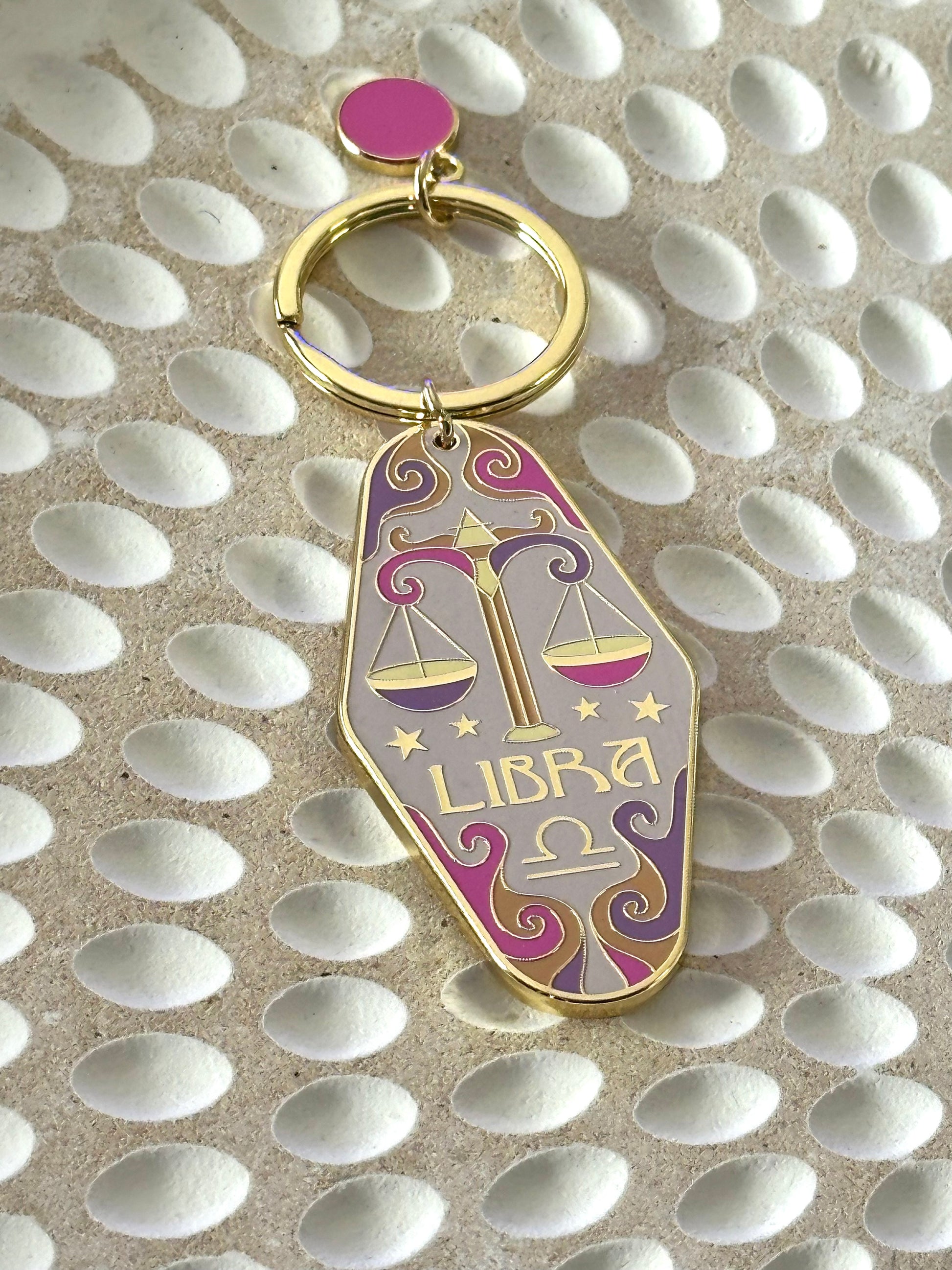 Zodiac Retro Motel Zodiac Keychain - Style By Shanny