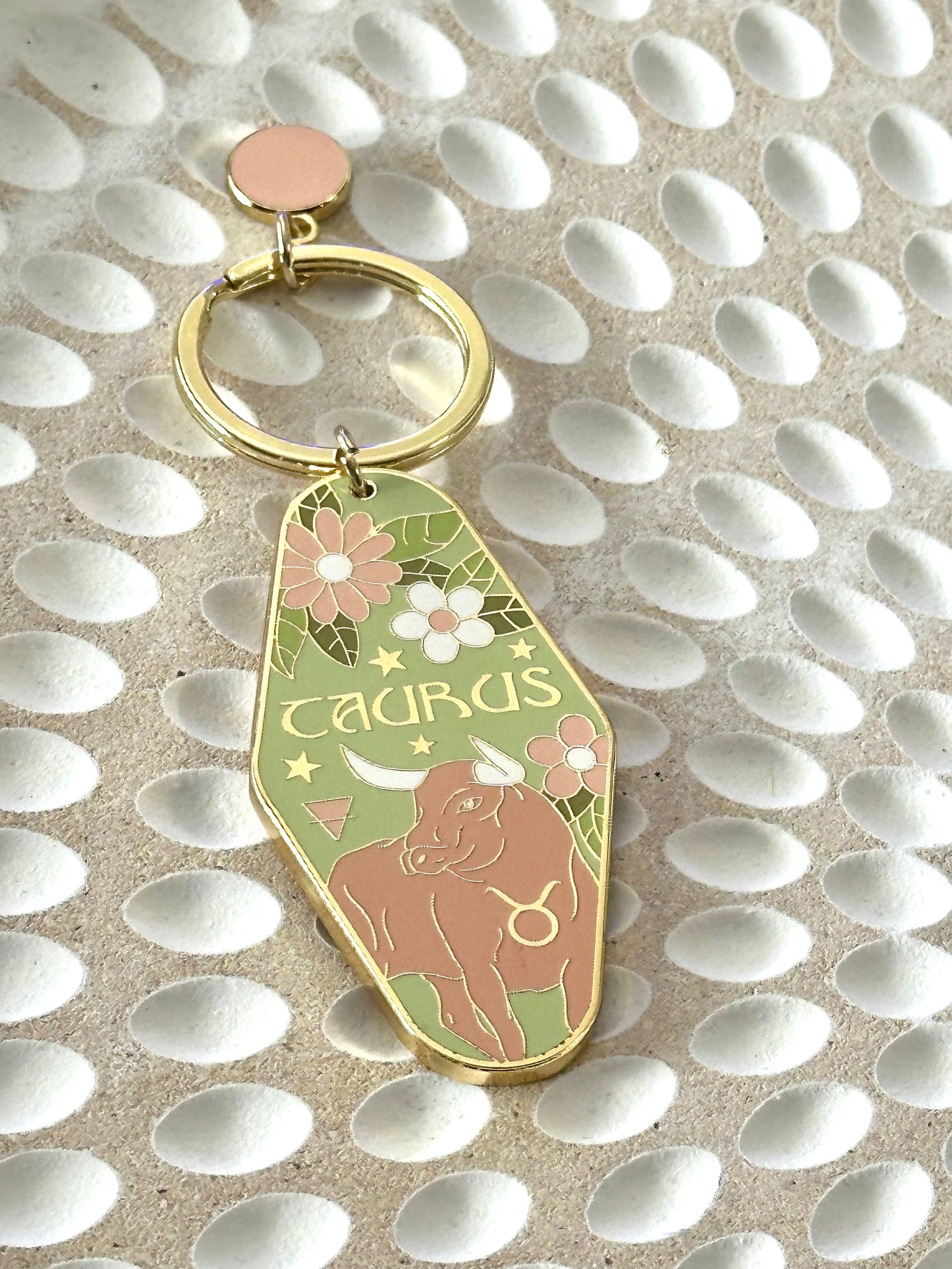 Zodiac Retro Motel Zodiac Keychain - Style By Shanny