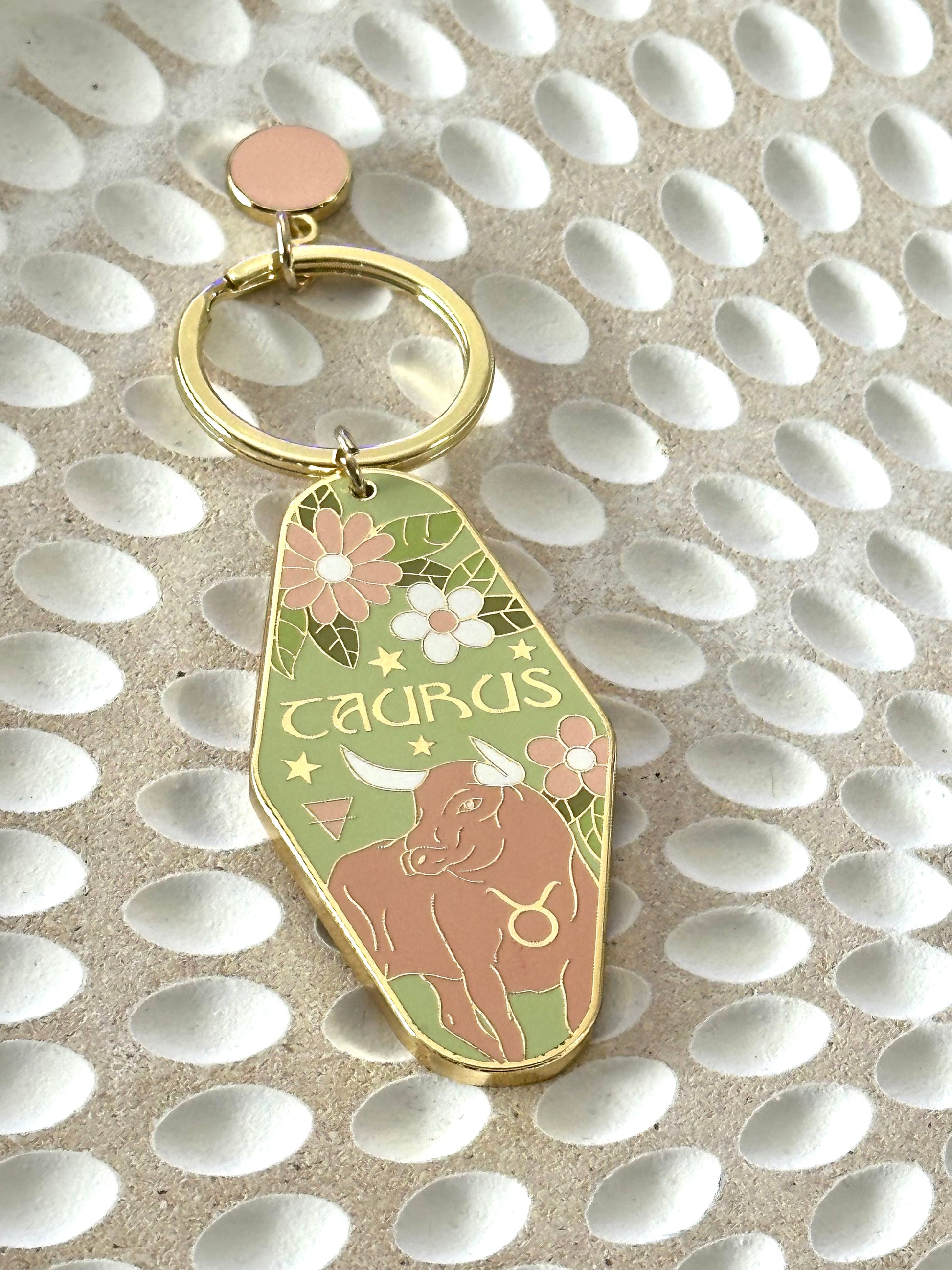 Zodiac Retro Motel Zodiac Keychain - Style By Shanny