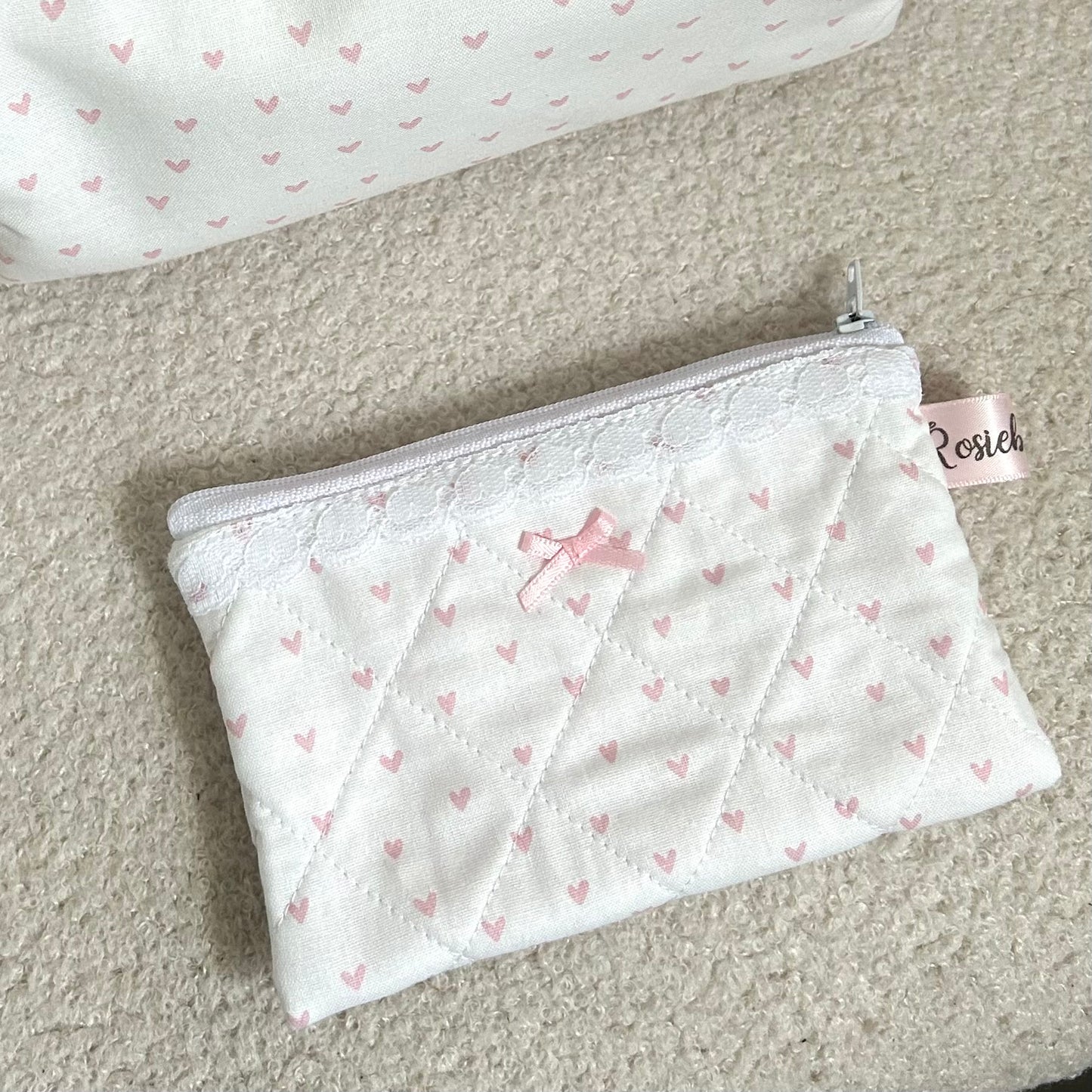 Pink Hearts Coin Purse - Style By Shanny