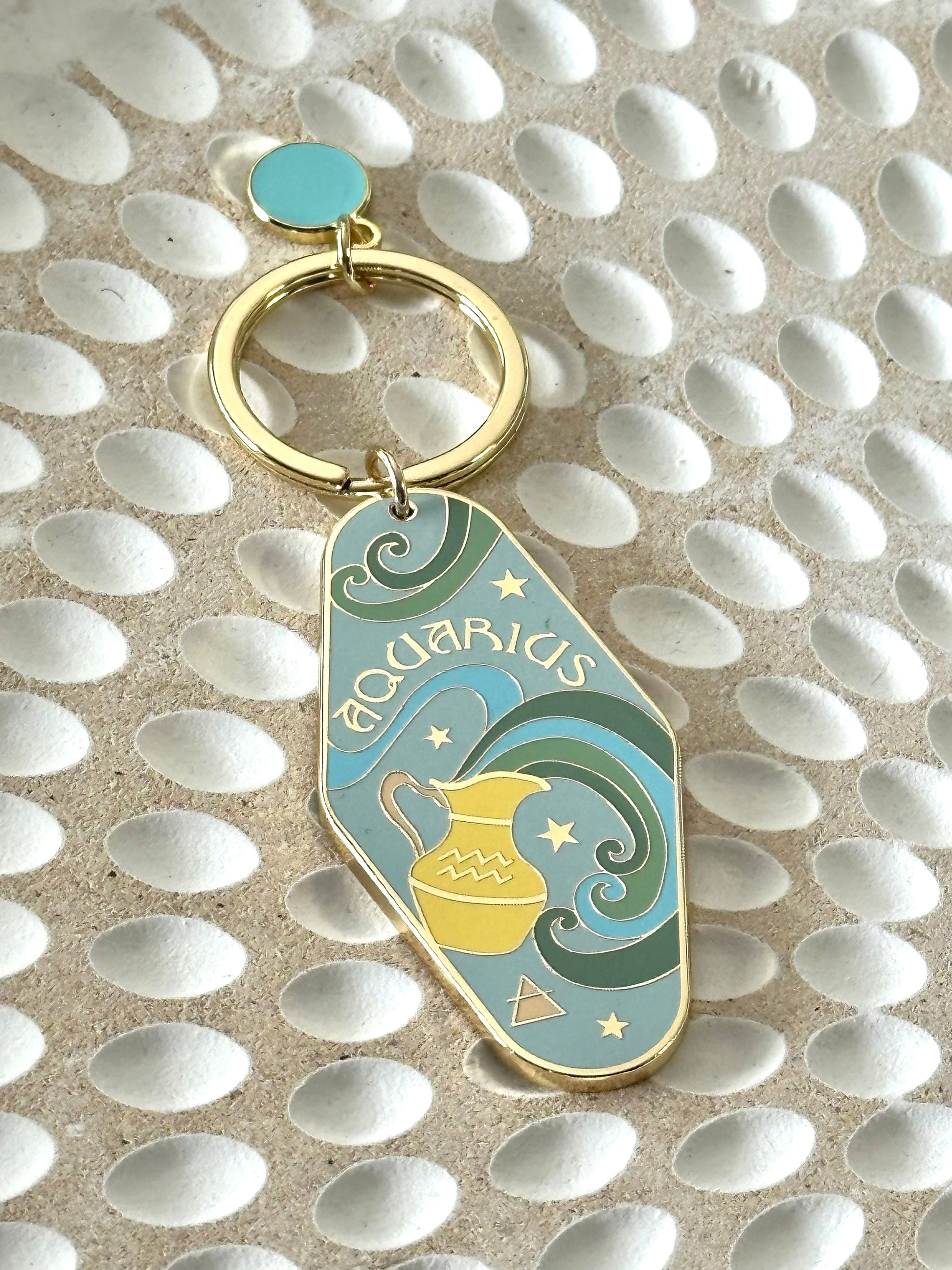 Zodiac Retro Motel Zodiac Keychain - Style By Shanny