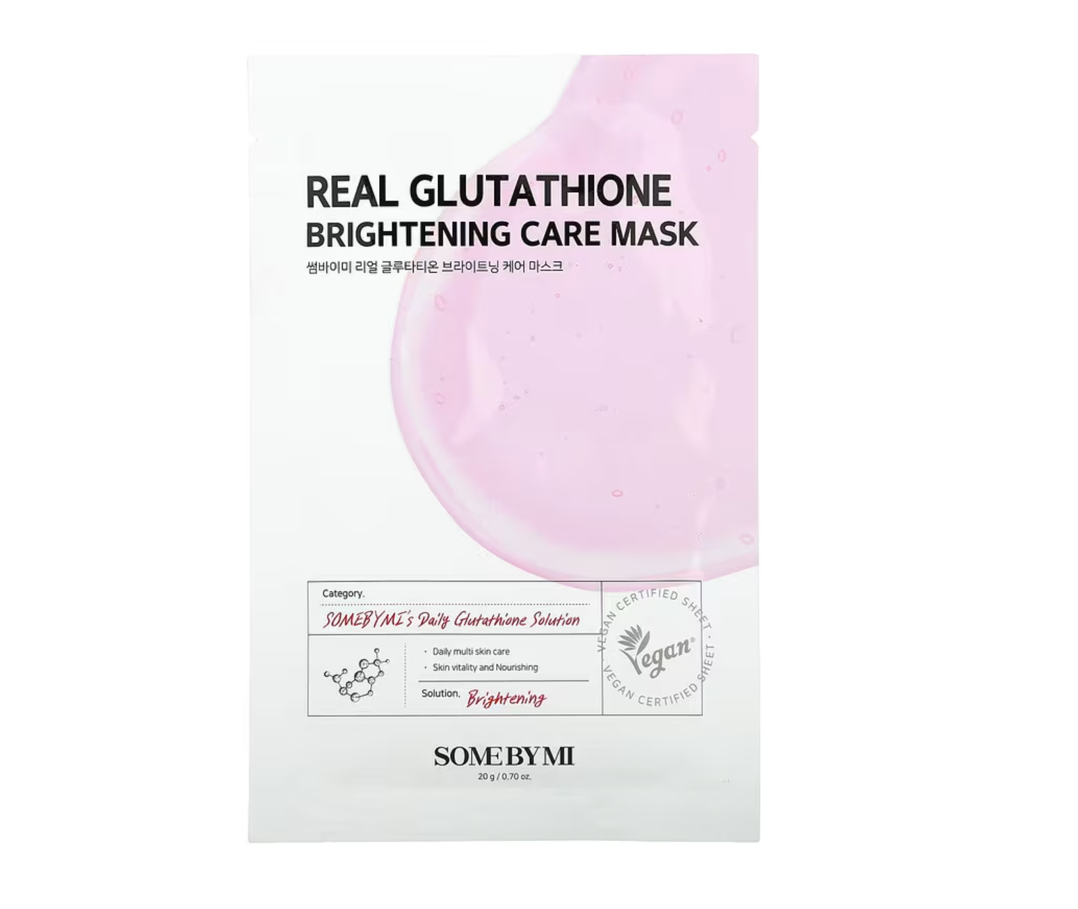SOME BY MI, Real Glutathione, Brightening Care Beauty Mask - Style By Shanny