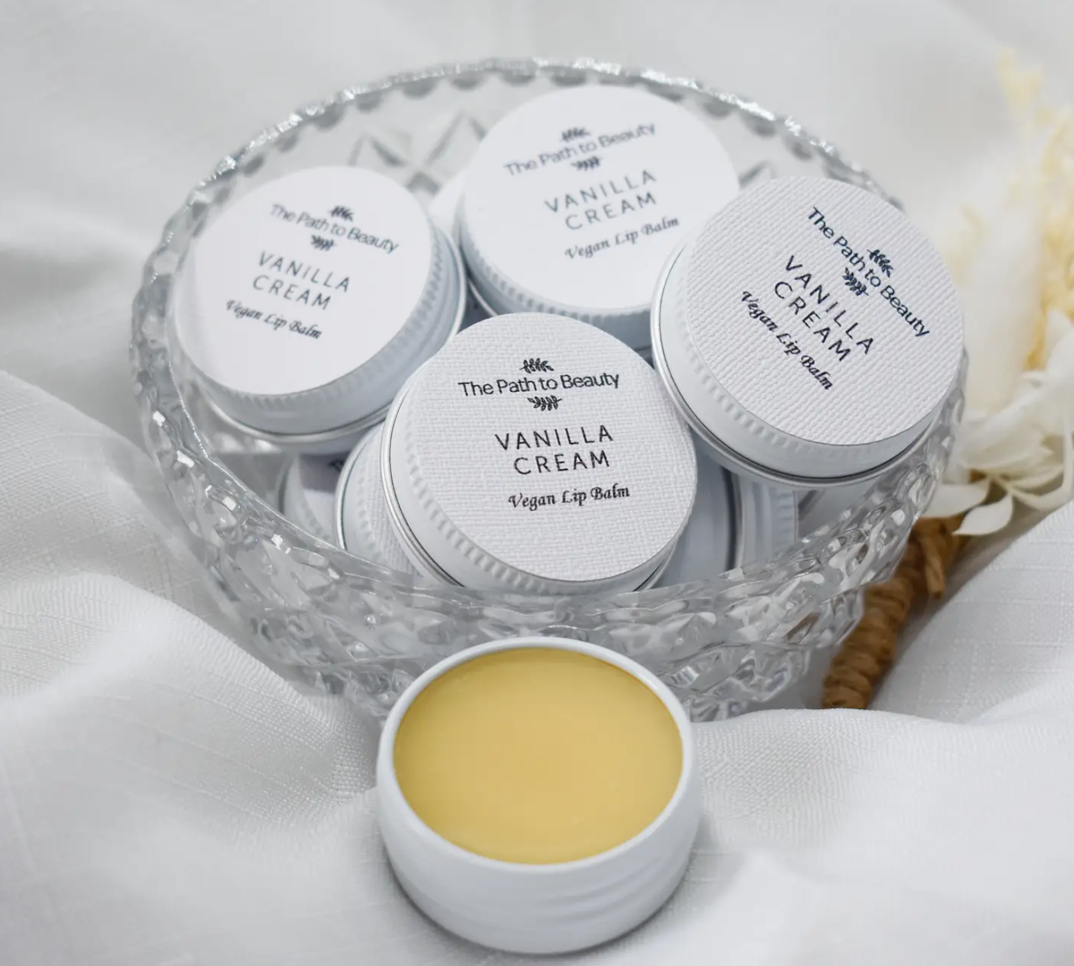Vegan Lip Balm ~ Vanilla Cream - Style By Shanny